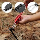 4-Piece Tent Guyline Set – Roller Buckles, No Knots Required