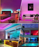 15-Meter Smart LED Light Strip with App & Remote Control