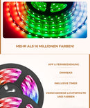 15-Meter Smart LED Light Strip with App & Remote Control