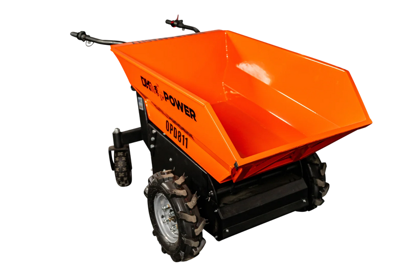 Detail K2 Big Dump 1100 lb Electric Power Dump Cart – Heavy-Duty Self-Propelled Hydraulic Hauler