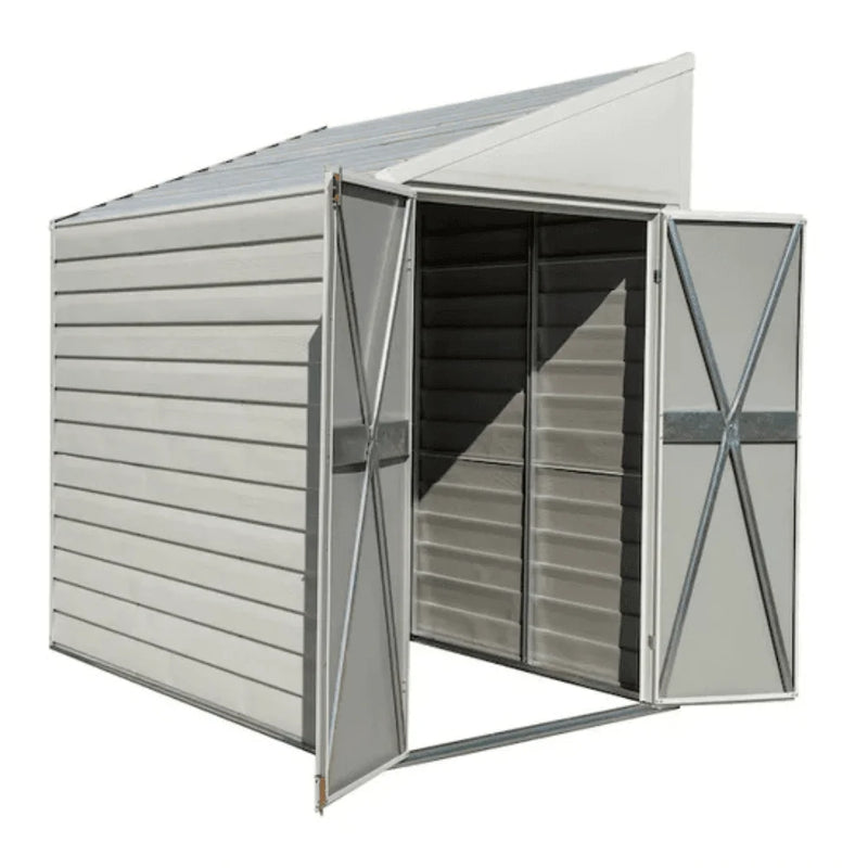 Arrow 4 ft. x 7 ft. Yardsaver Galvanized Steel Storage Shed