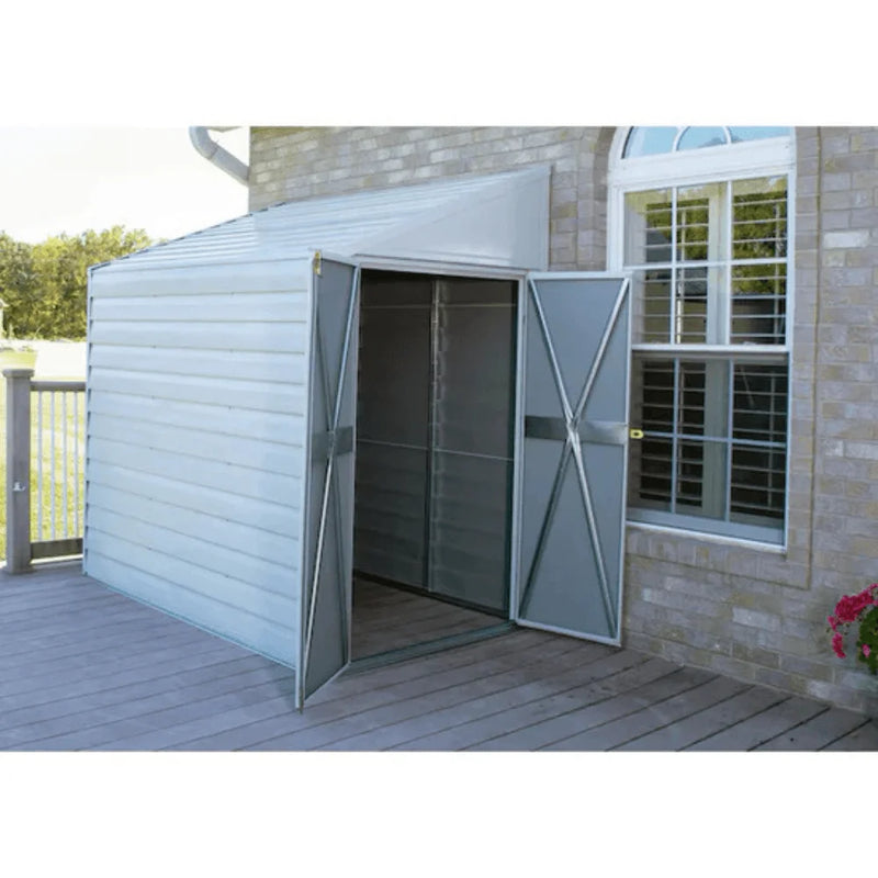 Arrow 4 ft. x 7 ft. Yardsaver Galvanized Steel Storage Shed