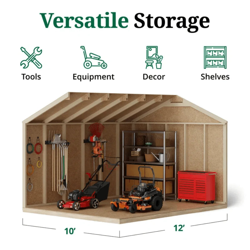 Value Workshop Outdoor Wood Storage Shed