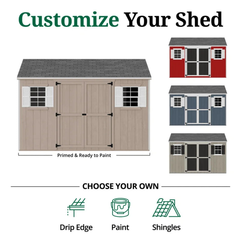 Value Workshop Outdoor Wood Storage Shed