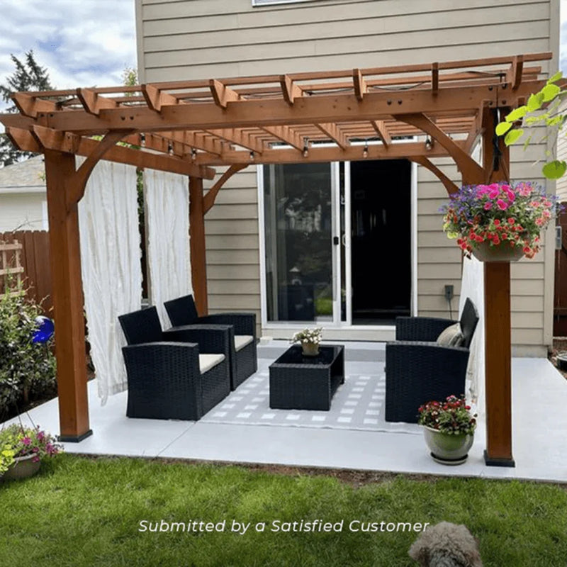 Backyard Discovery 12′ x 10′ Cedar Pergola