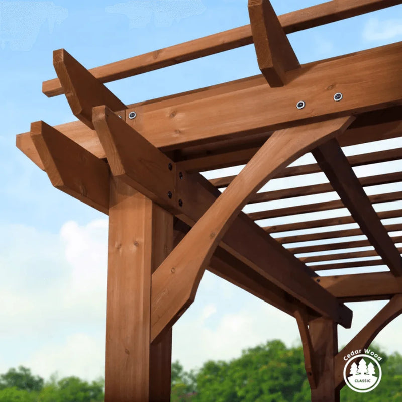 Backyard Discovery 12′ x 10′ Cedar Pergola