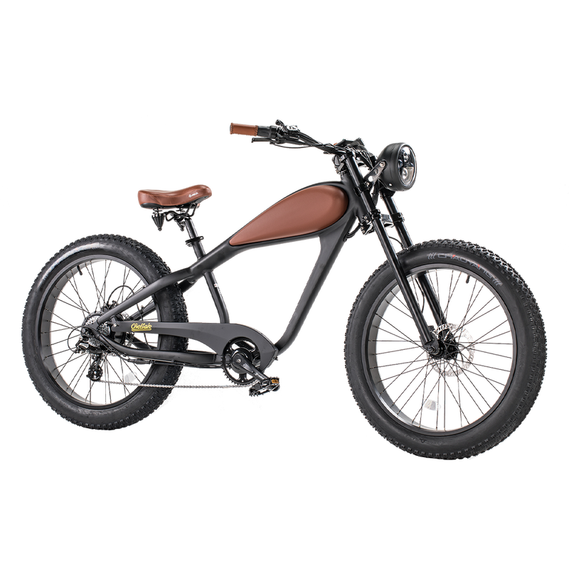 Revi Bikes Cheetah 48V 750W Hub Motor Fat Tire Electric Cruiser Bike