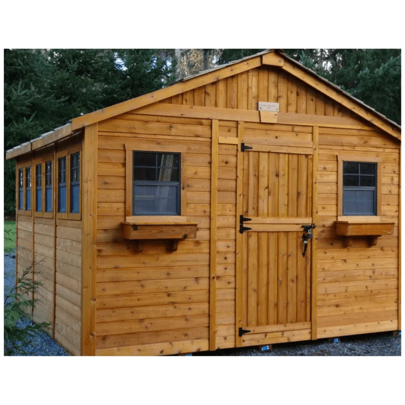 Cedar Sunshed Garden Shed | 12×12